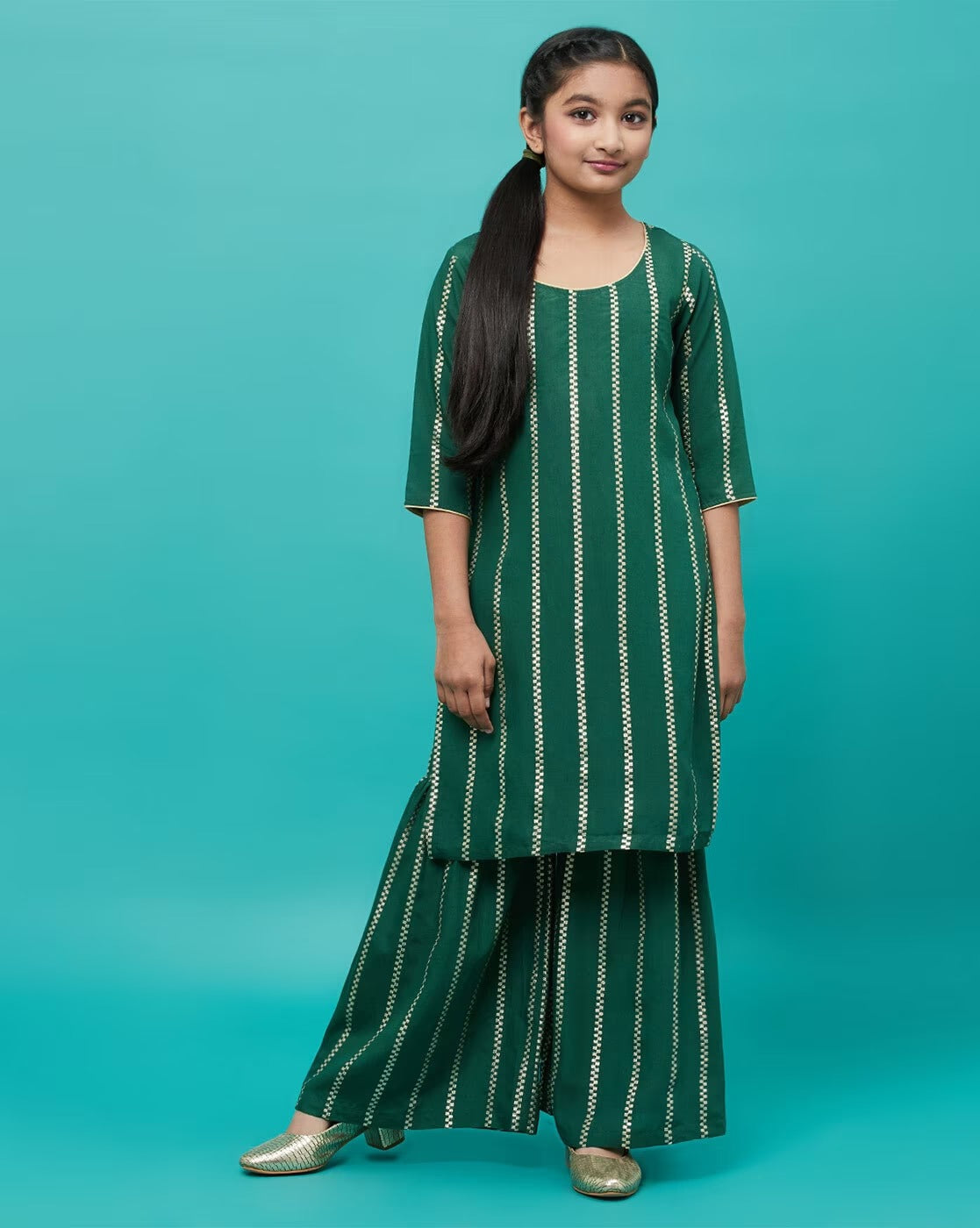 Designer Colletion Kurta & Pallazo - 2 Pc Set
