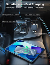 Load image into Gallery viewer, 4 in 1 Retractable cables 2 Type C and iOS Fast Charging Car Phone Charger™