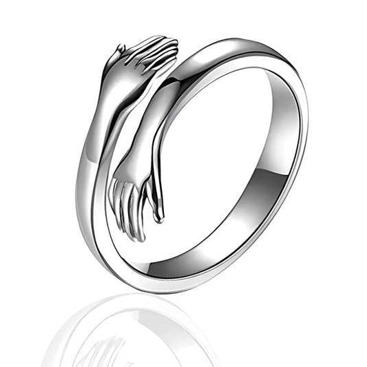 The Ultimate Hug Ring for Loved Ones - For He & She! (Pack of 2)