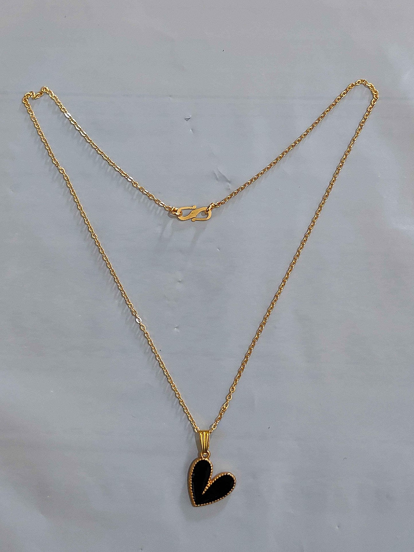 Different pendant Brass chain necklace for women and girls