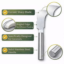 Load image into Gallery viewer, Stainless Steel Coconut Splitter Knife