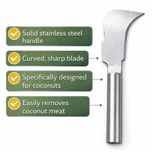 Load image into Gallery viewer, Stainless Steel Coconut Splitter Knife