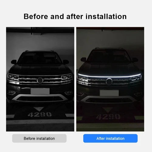 Stylish Card Hood Light LED Strip - White Color