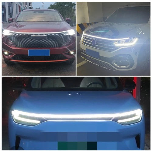 Stylish Card Hood Light LED Strip - White Color