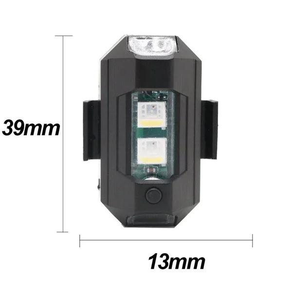 Stylish Multicolor LED Light for Bike & Car - Pack of 2