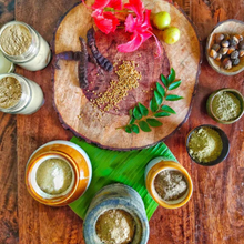 Load image into Gallery viewer, Bhuvika Herbal "ANTI HAIR FALL COFFEE" Shampoo Powder - 100g