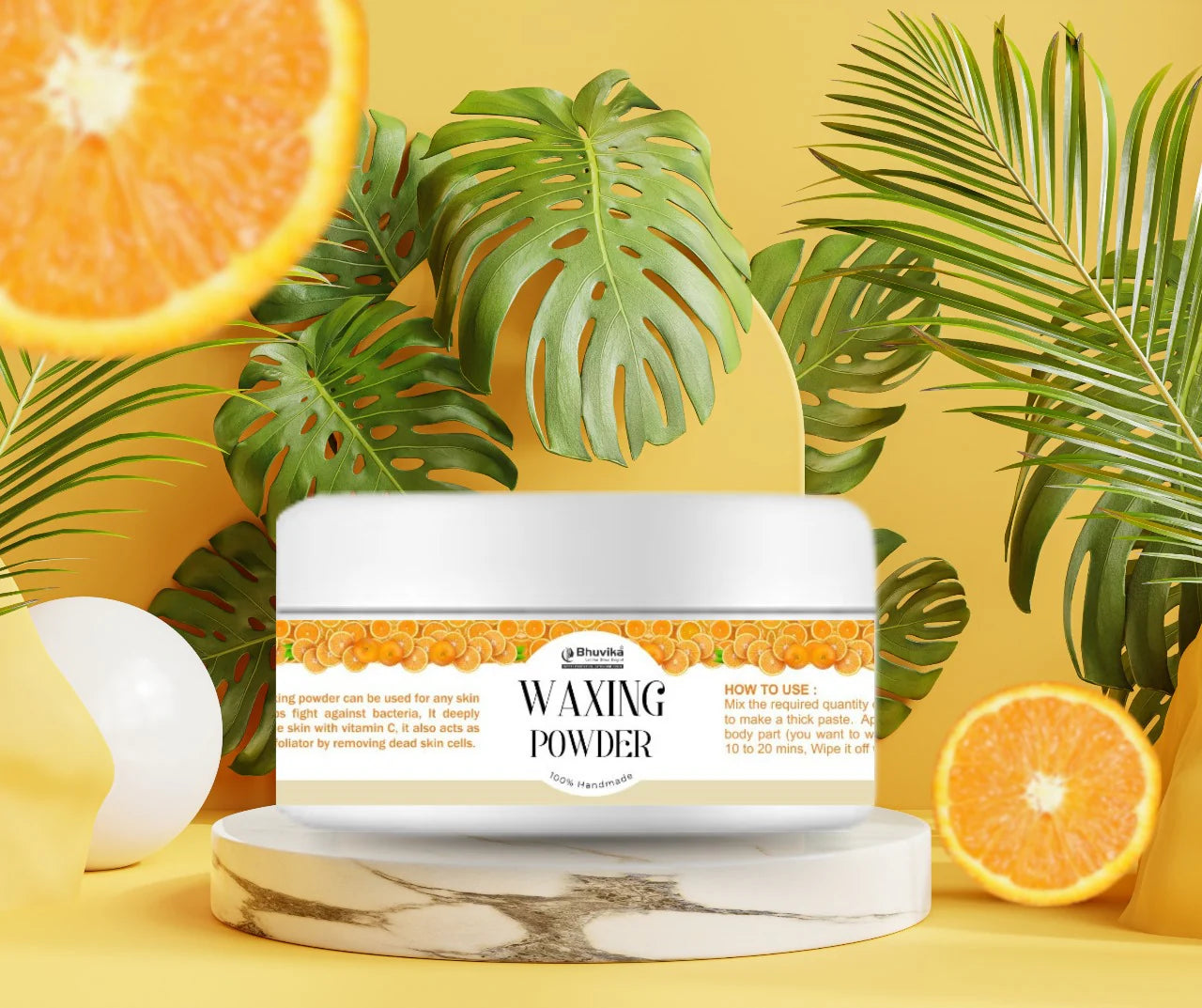 Bhuvika Herbal Painless Wax - Orange Flavour™