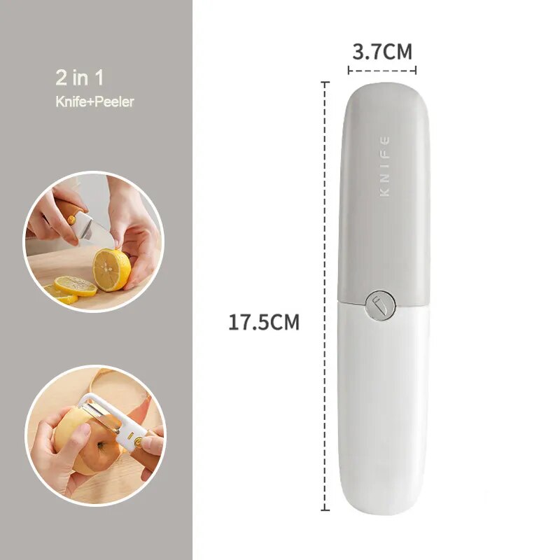 Stylish 2 in 1 knife With Peeler