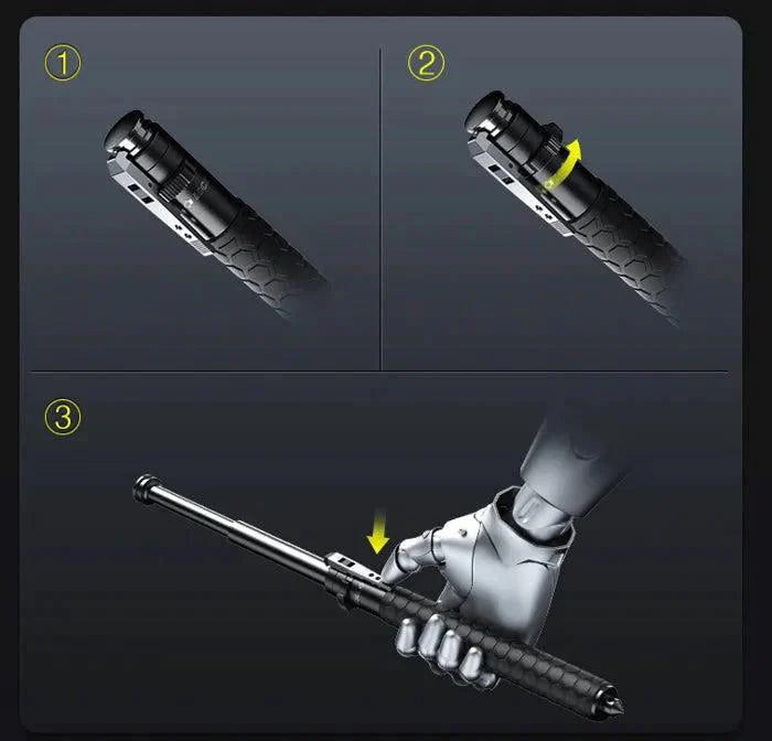 SELF DEFENCE EXPANDABLE STICK - MUCH NEEDED FOR WOMEN