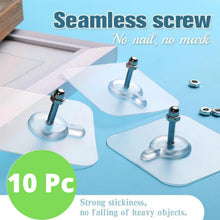 Load image into Gallery viewer, Self Adhesive Nails Wall Mounted NON-Trace Screw Hook Stickers
