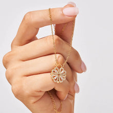 Load image into Gallery viewer, 2 in 1 Four Leaf Clover Heart Necklace - Superb Valentine Gift💞