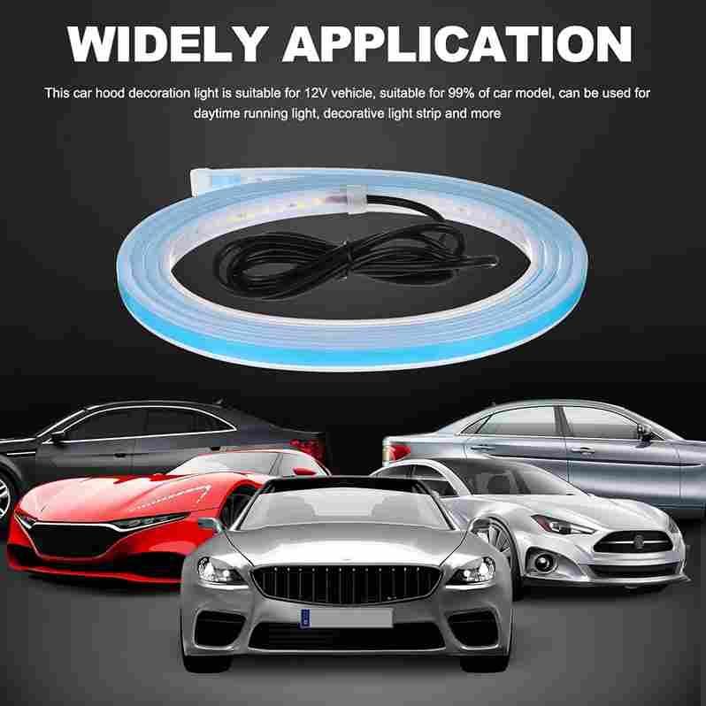 Stylish Card Hood Light LED Strip - White Color