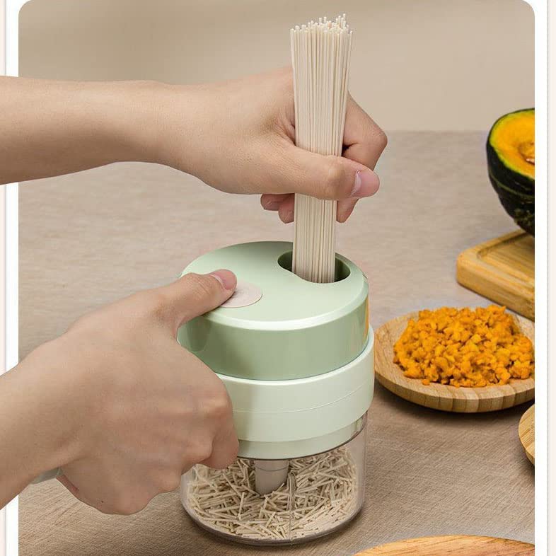 4 In 1 Multifunctional Electric Vegetable Chopper/Slicer Set