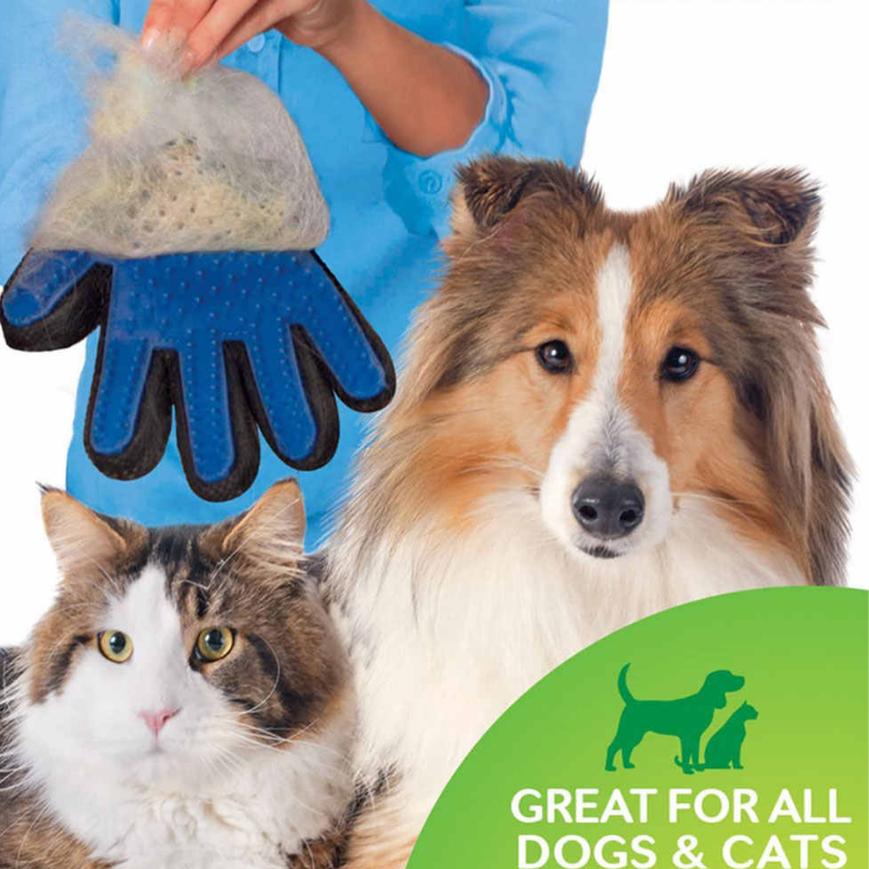True Touch™ Pet Grooming & Deshedding Glove (1 Pc)