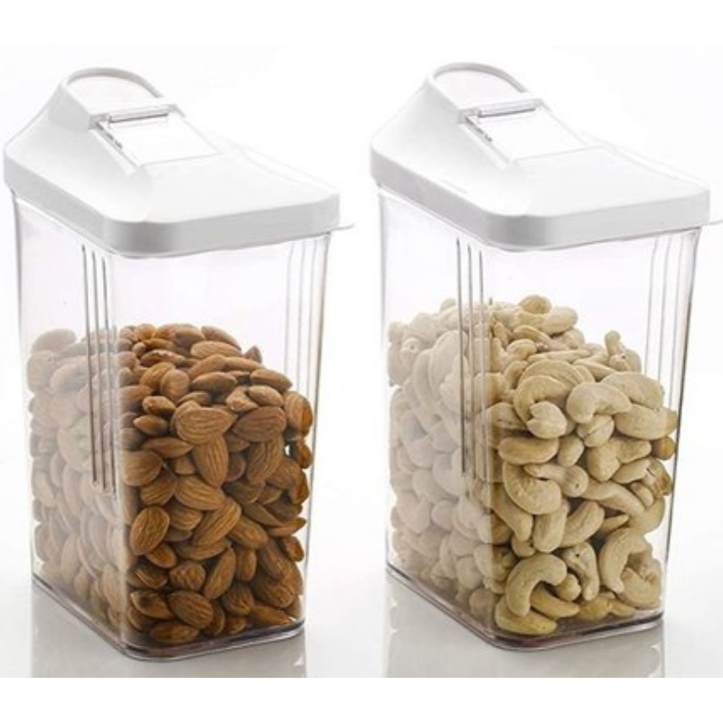 Easy Flow Storage Jar with Lid™ (750ml, Set of 6)