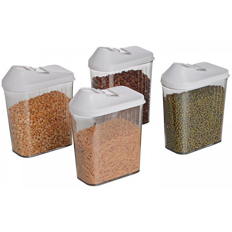Easy Flow Storage Jar with Lid™ (750ml, Set of 6)