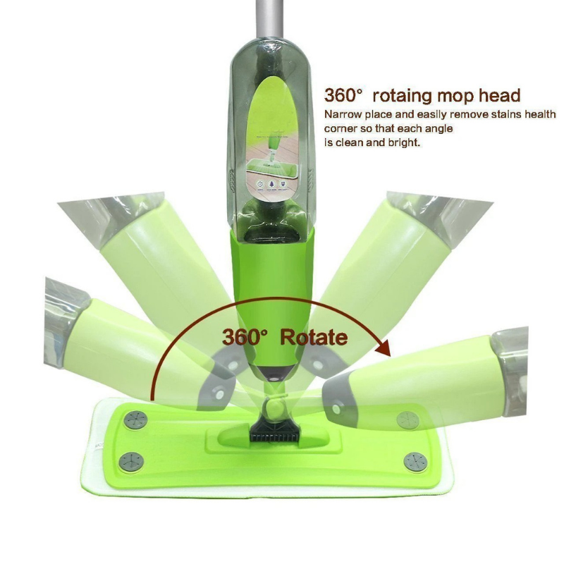 Amazing 360 Degree Healthy Spray Mop™ - With Removable Washable Cleaning Pad