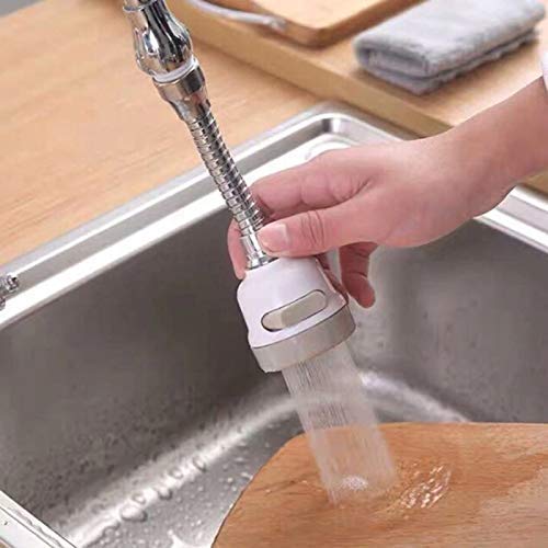 Upgraded 3 Modes Water Saving Nozzle, 360 Degree Rotating Faucet