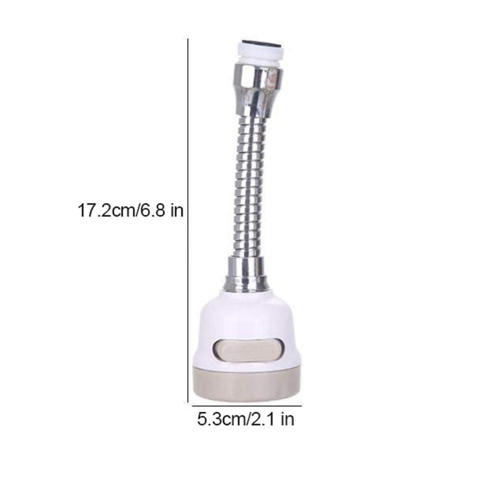 Upgraded 3 Modes Water Saving Nozzle, 360 Degree Rotating Faucet