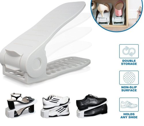 Adjustable Folding Shoe Slot Organizer ™ (Pack of 2)
