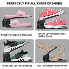 Load image into Gallery viewer, Adjustable Folding Shoe Slot Organizer ™ (Pack of 2)