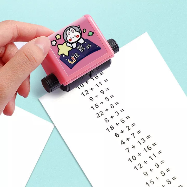 Addition Stamp For Kids Learning - Easy Mathematics