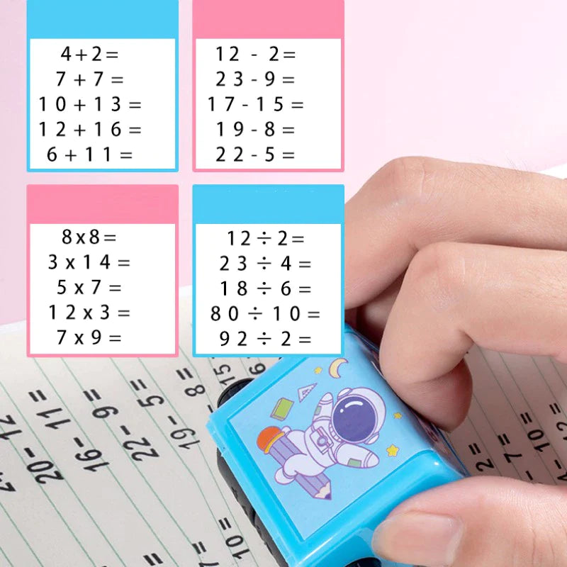 Addition Stamp For Kids Learning - Easy Mathematics