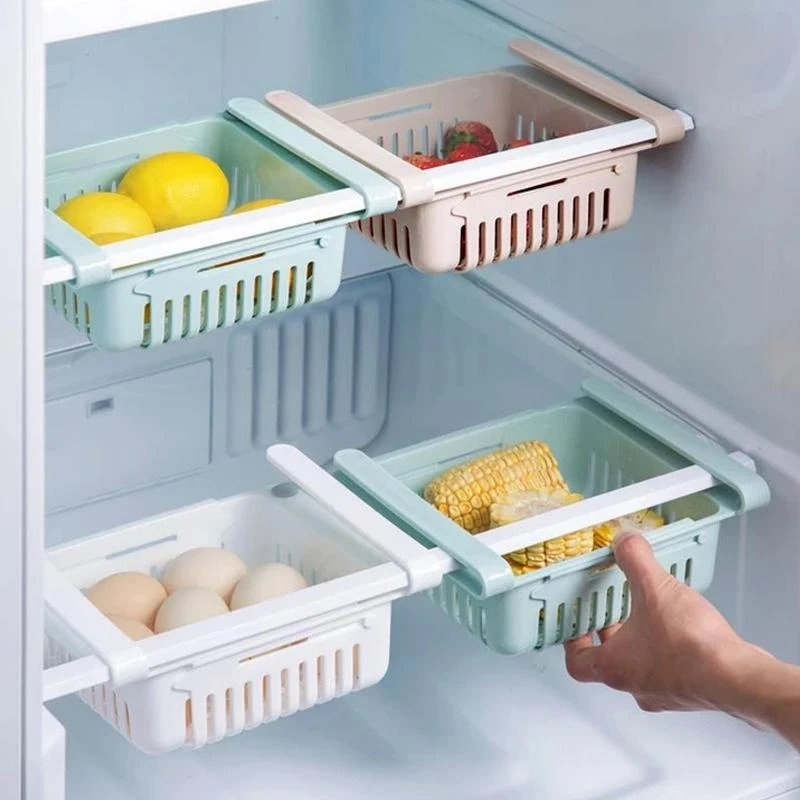 Fridge Organizer™ - Adjustable Storage Rack For Refrigerator Pack of 4