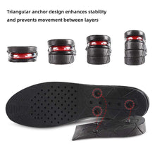 Load image into Gallery viewer, Height Enhancing Insole 4-Layer Adjustable Shoe

