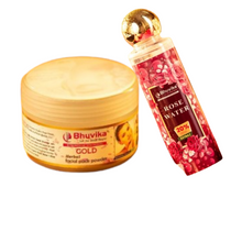 Load image into Gallery viewer, Bhuvika Face Pack (100 grm) with Rose Water (120ml)
