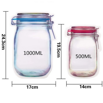 Bottle Shape Storage Pouch™ - 10 Pcs
