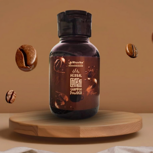 Bhuvika Herbal "ANTI HAIR FALL COFFEE" Shampoo Powder - 100g