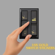 Load image into Gallery viewer, Gold Switch Stickers™
