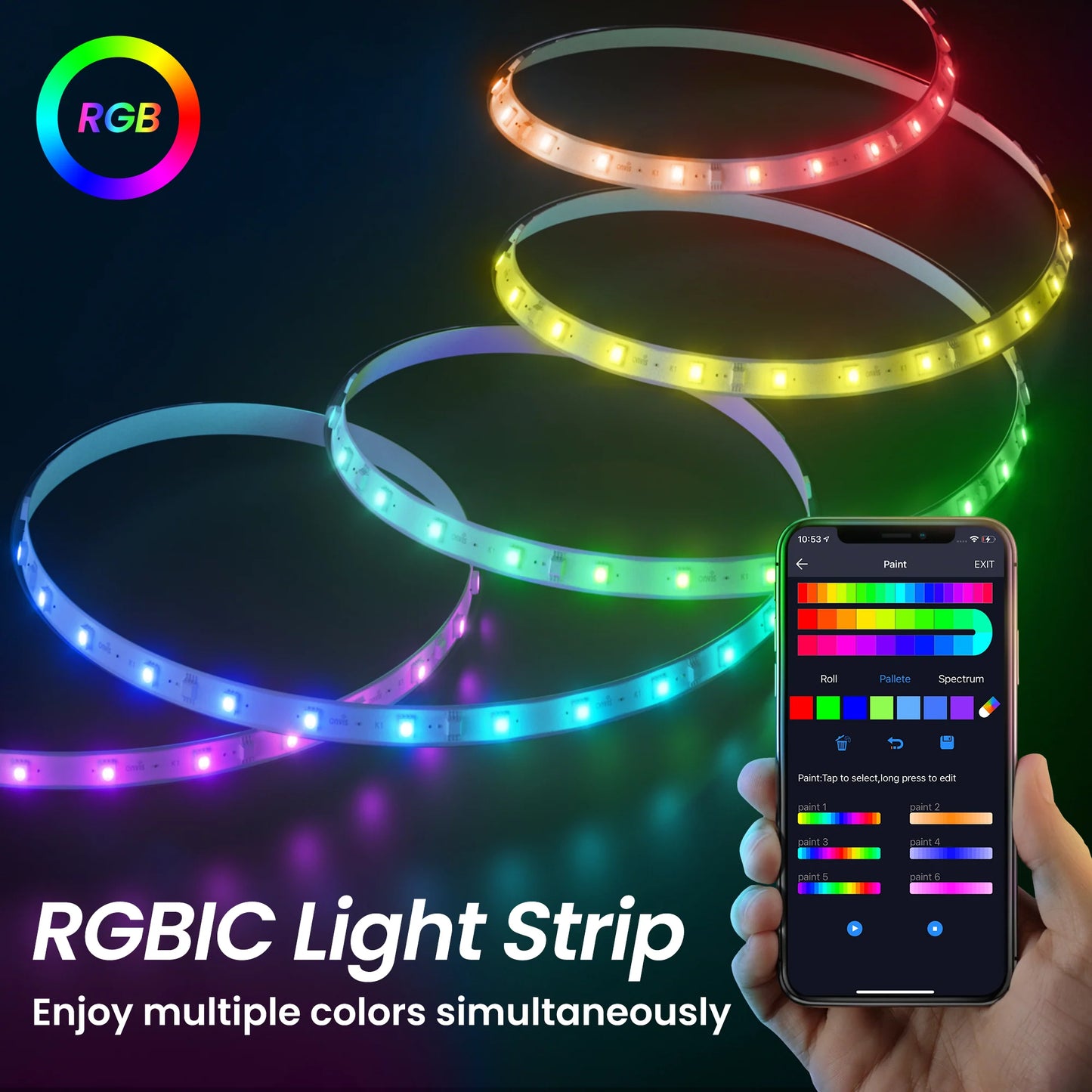 Smart Wifi LED Strip Lights - 10 mtr