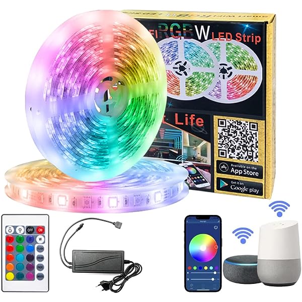 Smart Wifi LED Strip Lights - 10 mtr