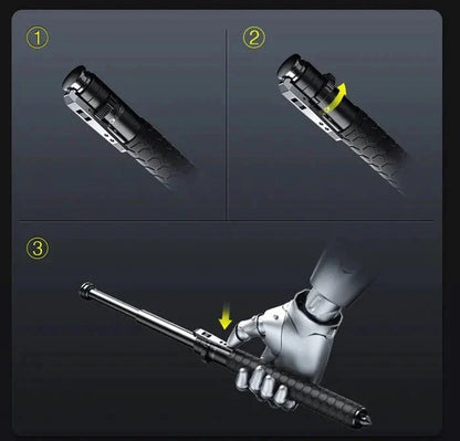 SELF DEFENCE EXPANDABLE STICK - MUCH NEEDED FOR WOMEN
