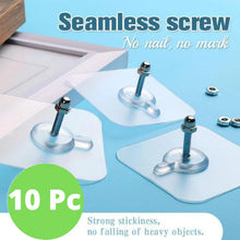 Load image into Gallery viewer, Self Adhesive Nails Wall Mounted NON-Trace Screw Hook Stickers
