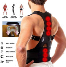 Load image into Gallery viewer, Real Doctor Posture Corrector, Shoulder Back Support Belt for Men and Women (Black) (All Sizes) (M)
