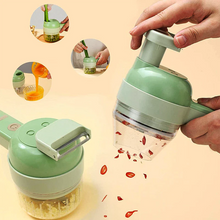 Load image into Gallery viewer, 4 In 1 Multifunctional Electric Vegetable Chopper/Slicer Set
