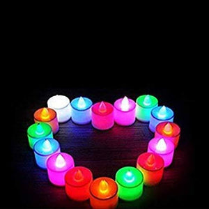 Festival Decorative - LED Tealight Candles Single Color (24 Pcs)