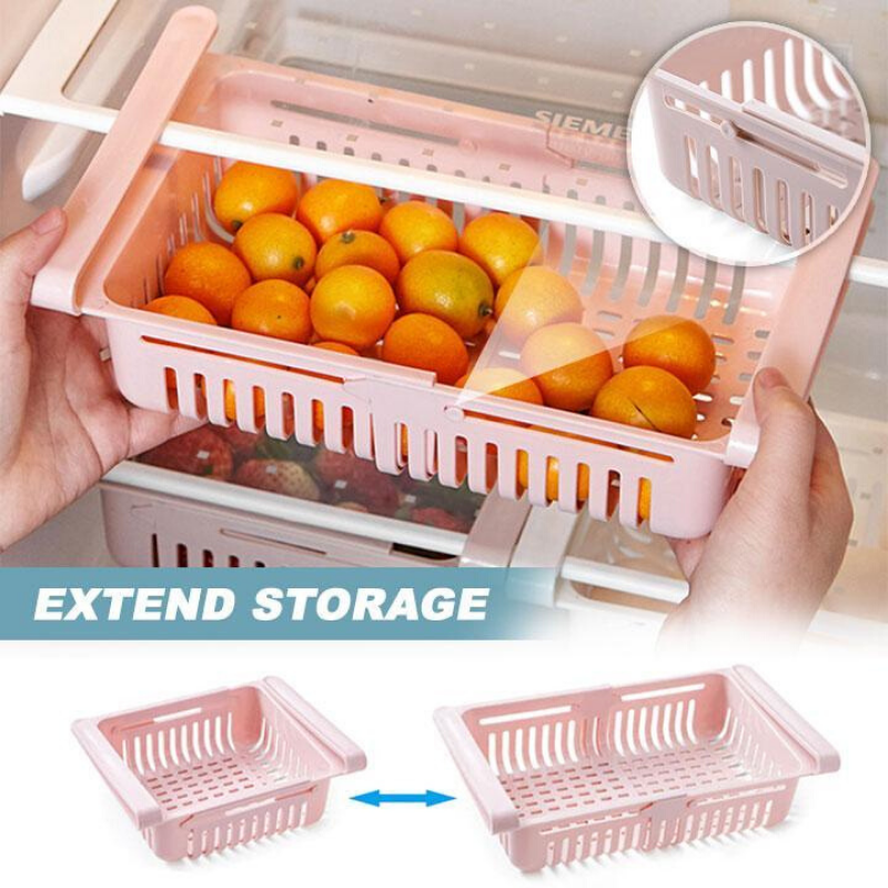 Fridge Organizer™ - Adjustable Storage Rack For Refrigerator Pack of 4