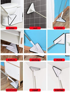 Triangle Cleaning Mop- Multipurpose Ceiling & Floor Cleaning Mop