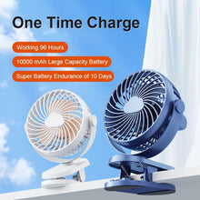 Load image into Gallery viewer, Stylish &amp; Handy 3 Speeds Portable Desk Fan
