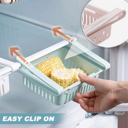 Fridge Organizer™ - Adjustable Storage Rack For Refrigerator Pack of 4