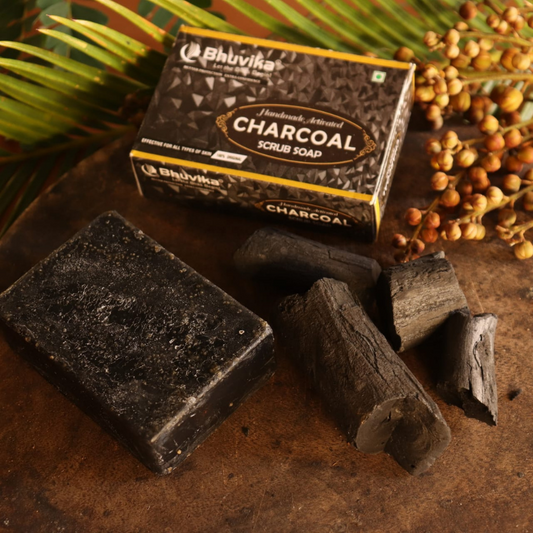 Activated Charcoal Soaps PACK OF 2- Bhuvika™