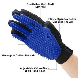 True Touch™ Pet Grooming & Deshedding Glove (1 Pc)