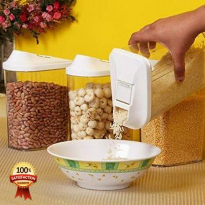 Easy Flow Storage Jar with Lid™ (750ml, Set of 6)