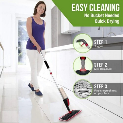Amazing 360 Degree Healthy Spray Mop™ - With Removable Washable Cleaning Pad