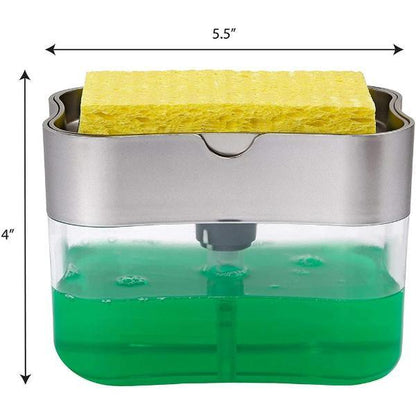 Stylish Liquid Soap Dispenser (With Free Sponge)