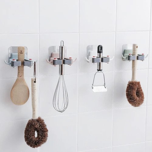 Mop & Broom Hanger Holder (1Pc)